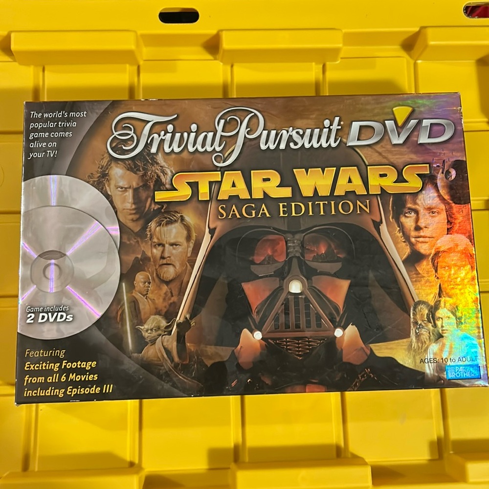 Star Wars Saga Edition Trivial Pursuit DVD Game 2 to 4 Players or Teams Ages 10+